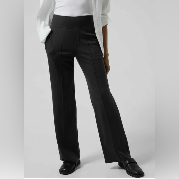 Athleta Pants - NWOT Athleta Eastbound Wide Pant, Black SIZE  6 #988040